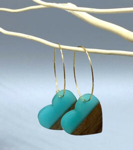 Color Conscious - Heart Earrings