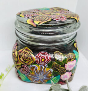 Designs by Eemabeth - Glass Jar