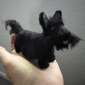 Dr. Nancy's Felted Pets - Black Terrier