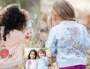 Mimi & Maggie - Embroidered Zip Ups